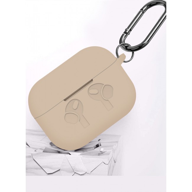CATANES for Airpods 3 Case, Premium Silicone Case with Carabiner Shockproof Soft Silicone Protective Case for Men,Women
