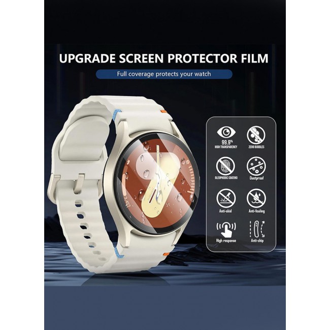 MARGOUN for Samsung Galaxy Watch 7 40mm 2 Pack Screen Protector Tempered Glass Anti-Scratch 9H Ultra-thin Screen Protector Protective Film Cover Accessories