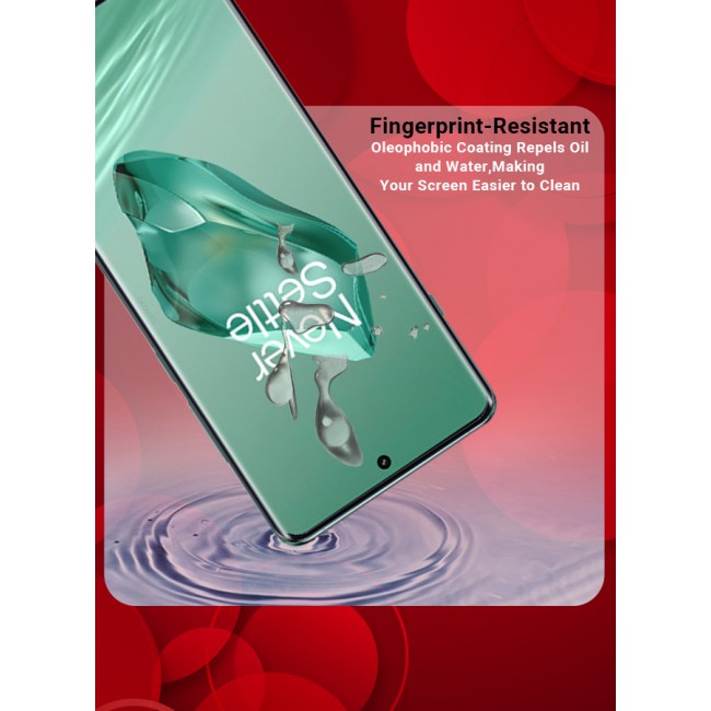 CATANES for OnePlus 12 2 Pack Screen Protector Tempered Glass Anti-Scratch 3D Screen Protector Case Friendly HD Clear Protective Film