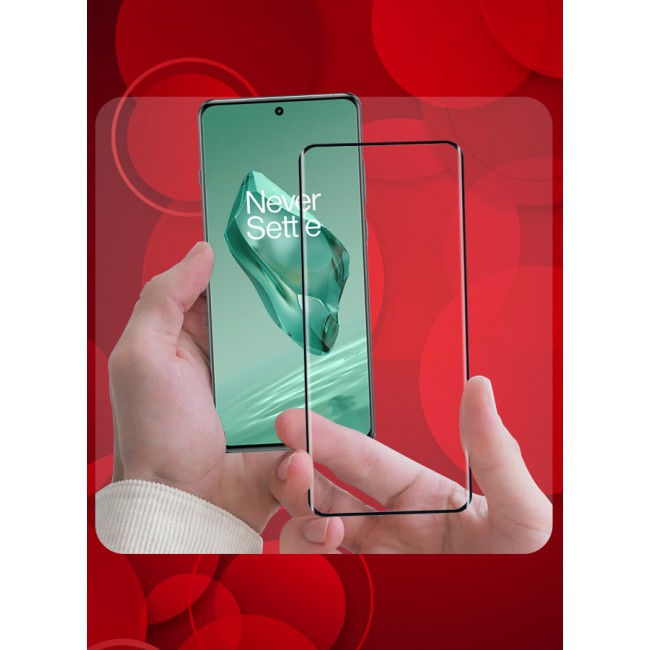 CATANES for OnePlus 12 2 Pack Screen Protector Tempered Glass Anti-Scratch 3D Screen Protector Case Friendly HD Clear Protective Film