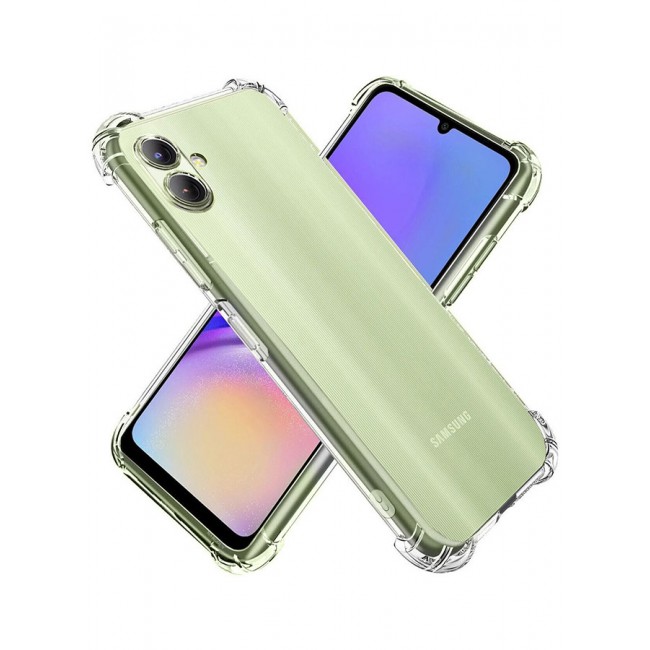 MARGOUN for Samsung Galaxy A05 2 Pack Clear Case and Screen Protector Ultra Slim Thin Flexible Scratch Resistant Transparent TPU Shockproof Case
