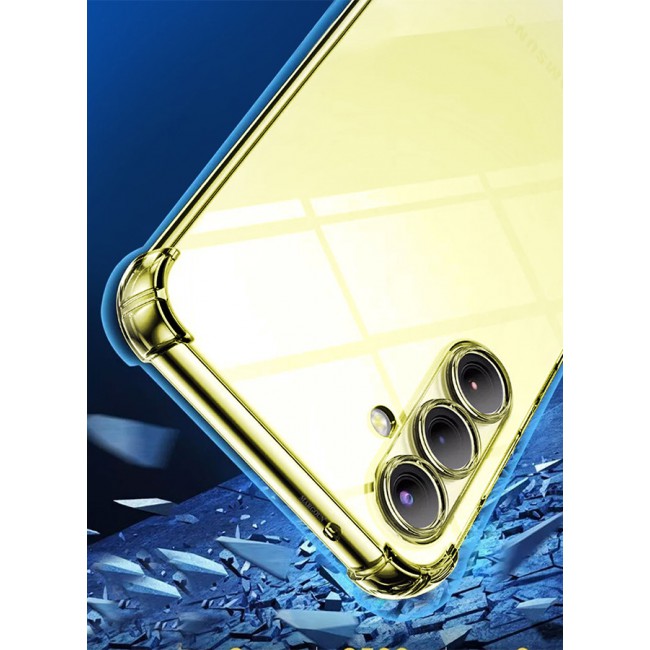 MARGOUN for Samsung Galaxy A15 2 Pack Clear Case and Screen Protector Ultra Slim Thin Flexible Scratch Resistant Transparent TPU Shockproof Case