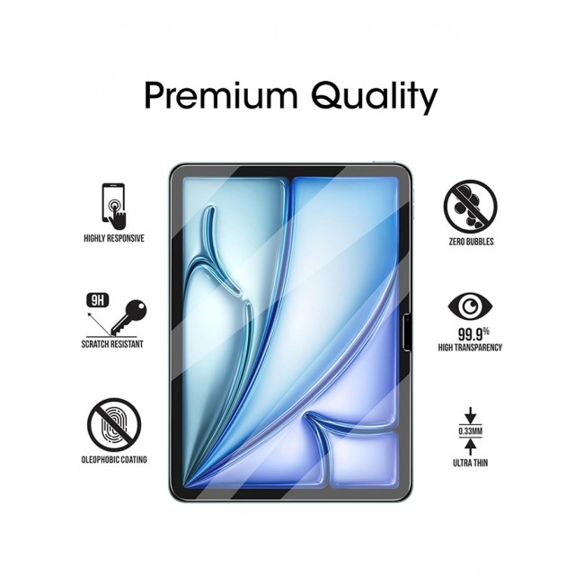 CATANES [for iPad Air 11 inch 2024] 2 Pack Screen Protector Anti-Glare Matte Reduce Fingerprint Bubble Free Easy to Install Screen Protector