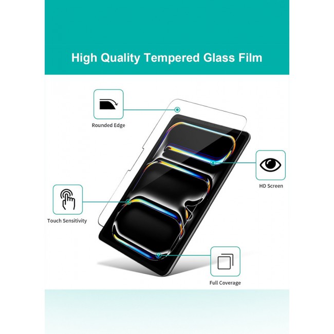 MARGOUN 2 Pack for iPad Pro 11 inch 2024 Screen Protector Anti-Glare Matte Reduce Fingerprint Bubble Free Easy to Install Screen Protector