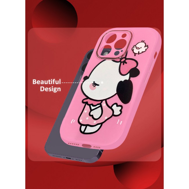 MARGOUN iPhone 14 Pro Max Case Cover Cartoon Case Unique Design for Women Girls with Camera Lens Protection P01