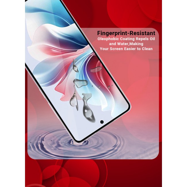 CATANES 2 Pack For Oppo Reno11 F Tempered Glass Screen Protector Anti-Scratch Case Friendly HD Clear Protective Film