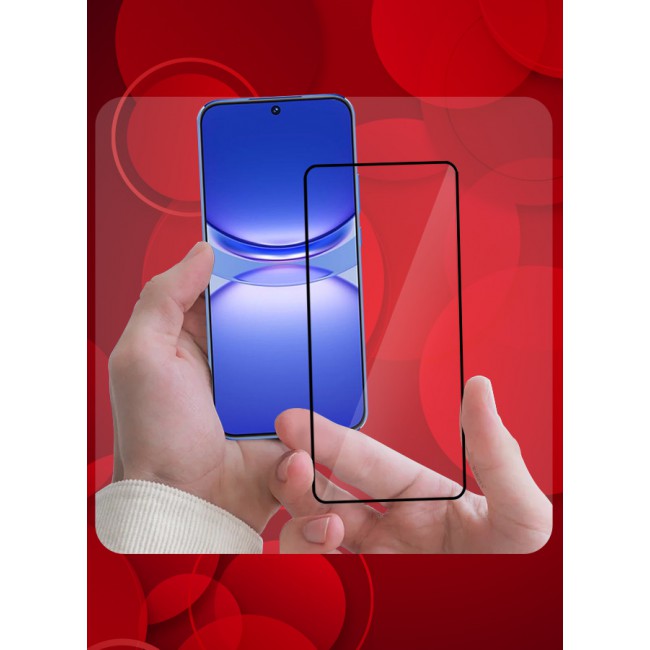 MARGOUN 2 Pack For Huawei Nova 12 Lite Tempered Glass Screen Protector Anti-Scratch Case Friendly HD Clear Protective Film