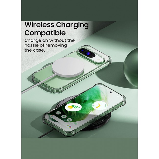MARGOUN for Google Pixel 9 2 Packs TPU Case and Screen Protector Shockproof Soft TPU Bumper and Hard PC Back Case Anti-Scratch,Drop Protection,Slim Fit Gorilla Case Cover