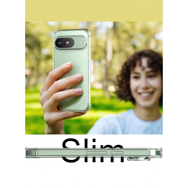 CATANES for Google Pixel 9 2 Packs TPU Case and Screen Protector Shockproof Soft TPU Bumper and Hard PC Back Case Anti-Scratch,Drop Protection,Slim Fit Gorilla Case Cover