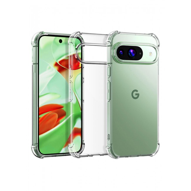 CATANES for Google Pixel 9 2 Packs TPU Case and Screen Protector Shockproof Soft TPU Bumper and Hard PC Back Case Anti-Scratch,Drop Protection,Slim Fit Gorilla Case Cover