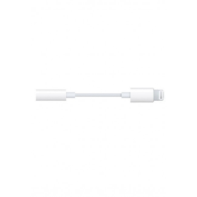 Apple Lightning to 3.5 mm Headphone Jack Adapter for iPhone XR, XS, XS Max - White