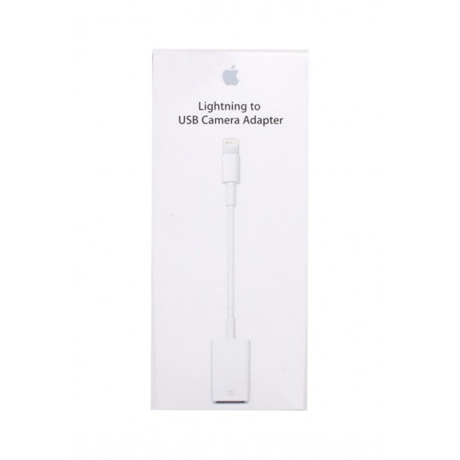 Apple Lightning to USB Camera Adapter for iPhone XR, XS, XS Max - White