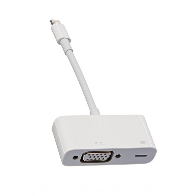 Apple Lightning to VGA Adapter for iPhone XR, XS ,XS Max - White
