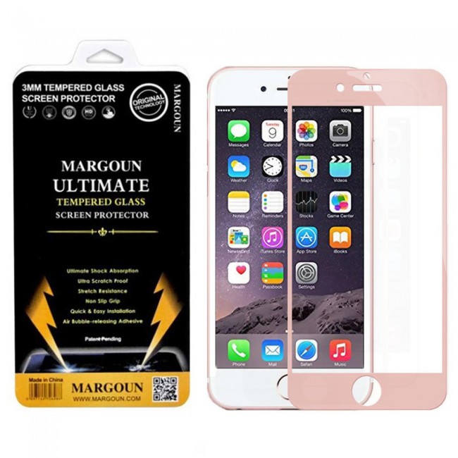 Margoun 3D Screen Protector for Apple iphone 7/8 (4.7 inch ) – Gold , Rose Gold