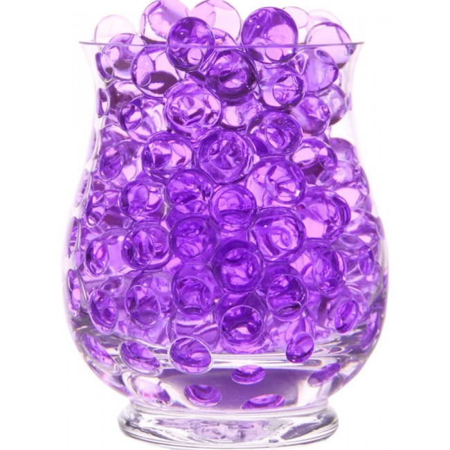MARGOUN 10000-Piece Water Beads Jelly Vase Filler Balls Floating Pearls for Growing Plant Home Decoration Table Centerpieces - R