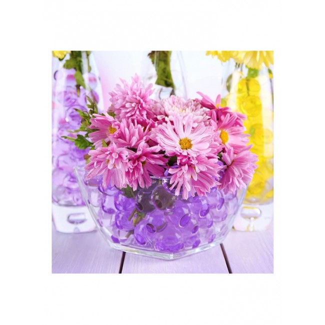 MARGOUN Water Beads Magic Gel Crystal Soil Hydrogel Balls Vase Filler for Growing Plant Home Decor Centerpieces DIY Craft Toys/10000pcs - L