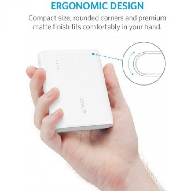 Anker PowerCore 10400mAh Universal Power Bank - White