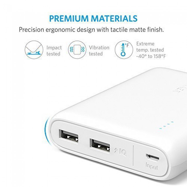 Anker PowerCore 10400mAh Universal Power Bank - White