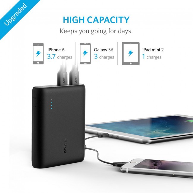 Anker PowerCore 10400mAh Universal Power Bank - Black