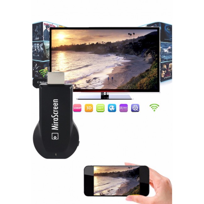 MiraScreen Dongle 1080P HDMI WiFi Display Adapter