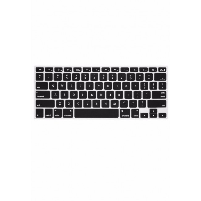 Margoun Hard Cover with Matching Color Keyboard Skin for MacBook Air 13.3" (MBA) - Black