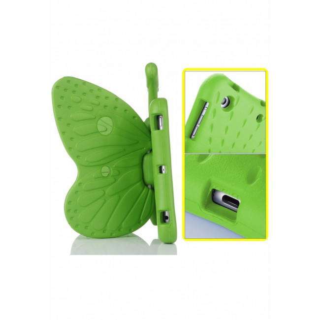 Margoun Butterfly Design Shockproof Case Cover for iPad Mini 1 2 3, Green