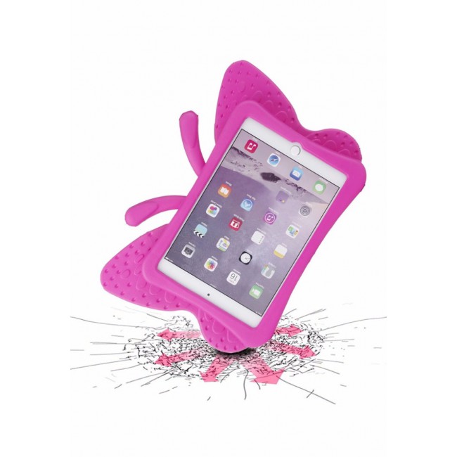 Margoun Butterfly Design Shockproof Case Cover for iPad Mini 1 2 3, Pink
