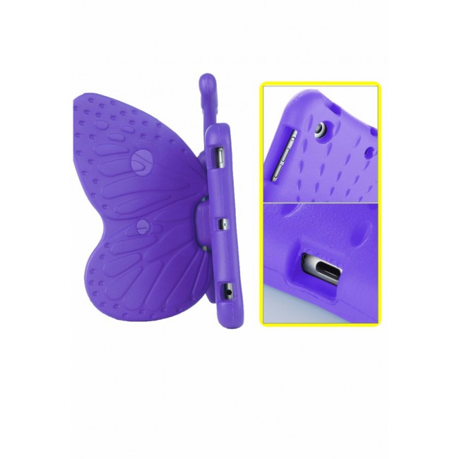 Margoun Butterfly Design Shockproof Case Cover for iPad Mini 1 2 3, Purple