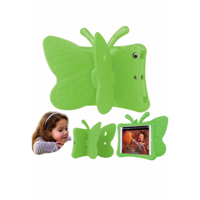 Margoun Butterfly Design Shockproof Case Cover for iPad Mini 4, Green