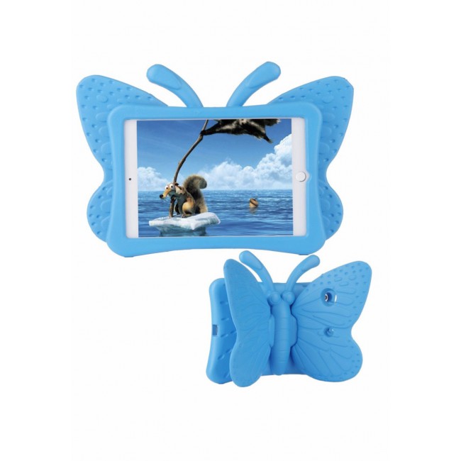 Margoun Butterfly Design Shockproof Case Cover for iPad Mini 4, Blue