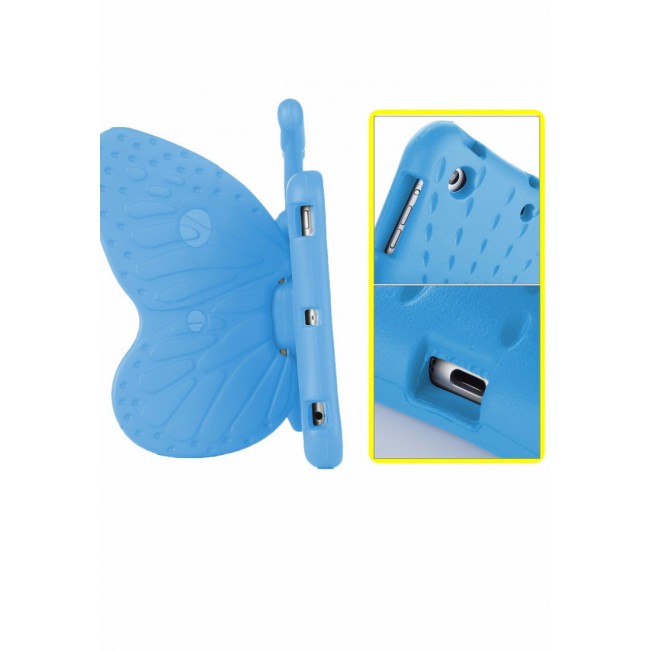 Margoun Butterfly Design Shockproof Case Cover for iPad Mini 4, Blue