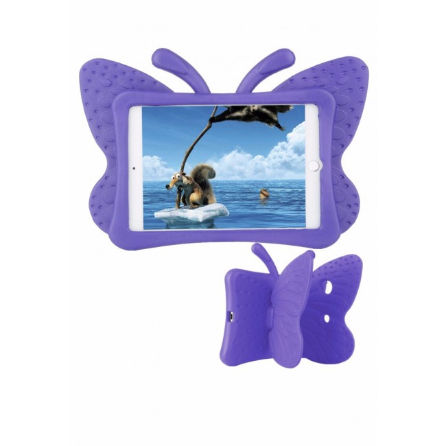 Margoun Butterfly Design Shockproof Case Cover for iPad Mini 4, Purple