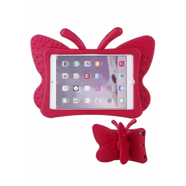 Margoun Butterfly Design Shockproof Case Cover for iPad Pro 9.7, Red