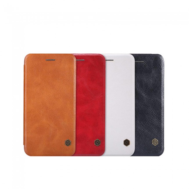 Nillkin Qin Series Leather Flip Case Cover For Apple iPhone 6, 6s in Black
