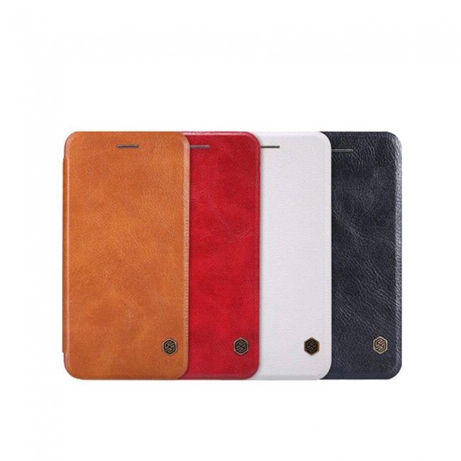 Nillkin Qin Series Leather Flip Case Cover For Apple iPhone 6 Plus, 6s Plus in Black