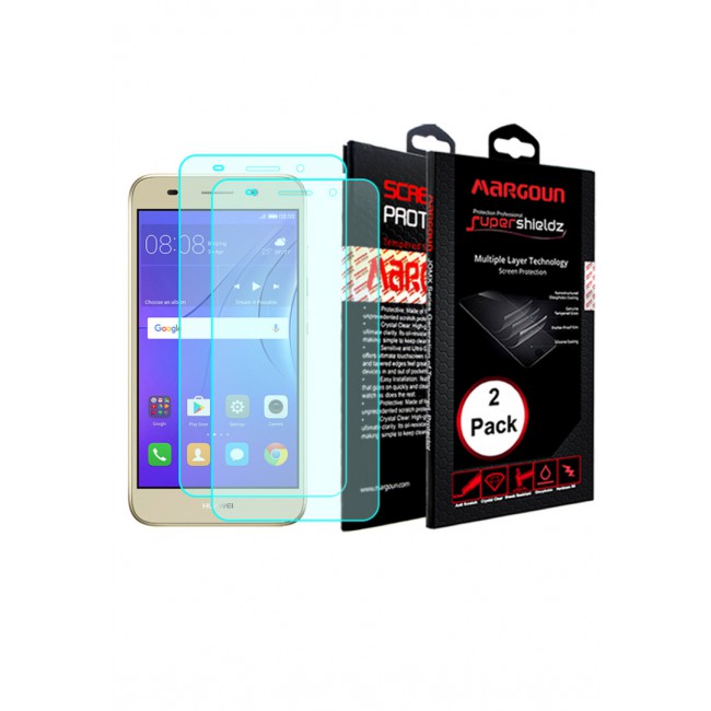 Margoun 2 Pack Super Shields Multi-Layer Screen Protector for Huawei Y3 2017