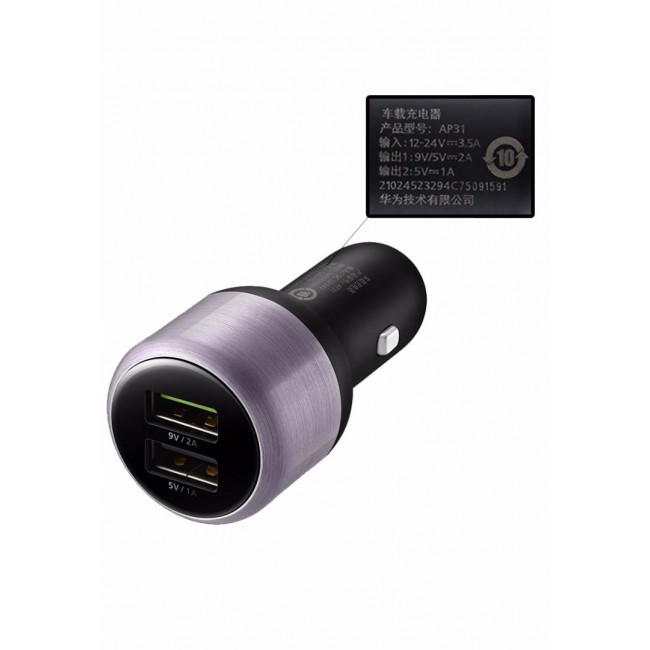Huawei Honor Type C Fast Car Charger with Dual USB Port