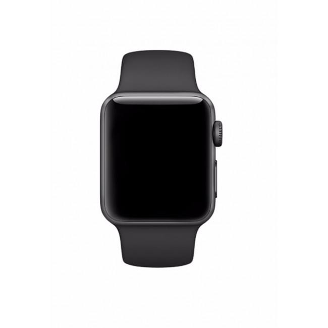 Lemfo LF07 Smart Watch with Silicone Strap Black Frame - Black
