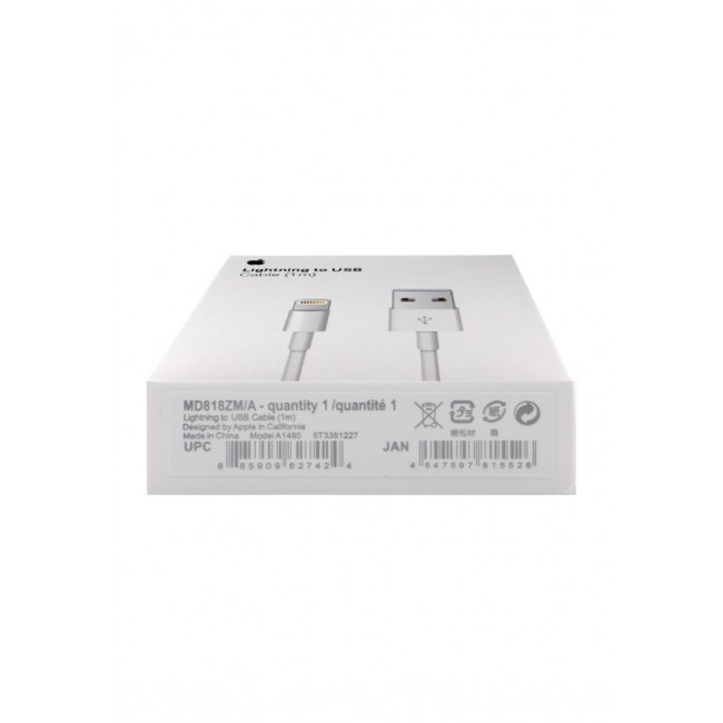 Apple Lightning to USB for iphone 8 Cable 1m in White
