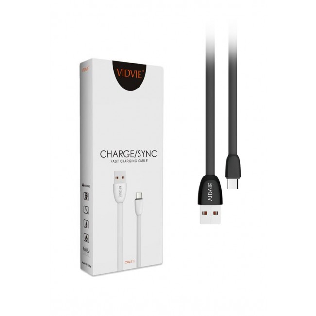 Vidvie CB411V Fast Charging Micro USB Cable - Black