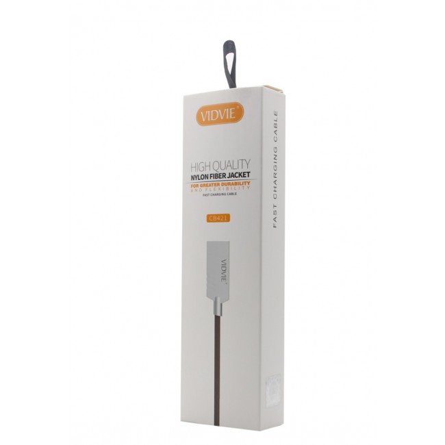 Vidvie CB421 Fast Charging Lightning Cable - Silver