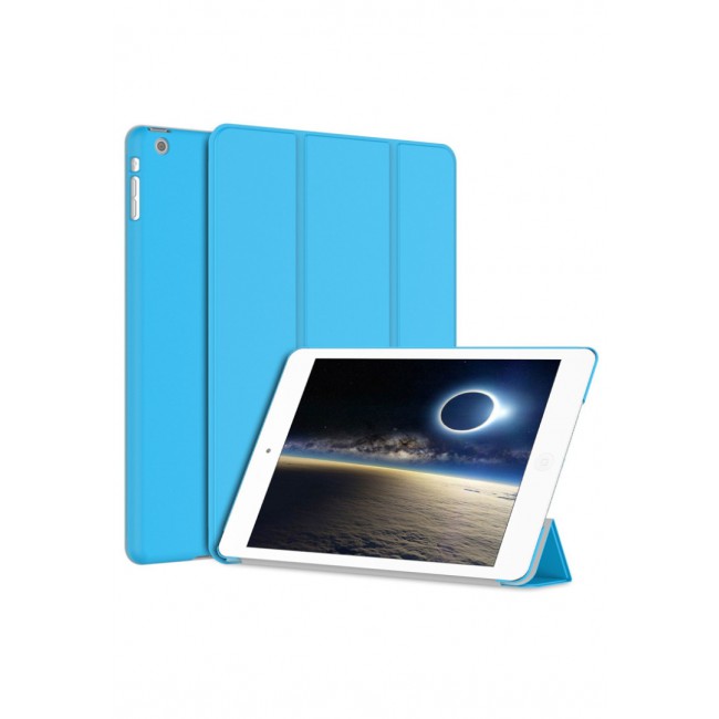 Margoun Apple iPad Air 2013 9.7 inches Trifold Case Smart Folio Cover - Blue