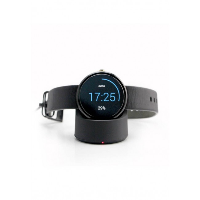 Margoun Wireless Smart Watch Charger Dock for Moto 360 - Black
