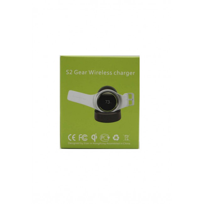 Margoun QI Wireless Charger for Samsung Gear S2/S3 Smartwatch - Black