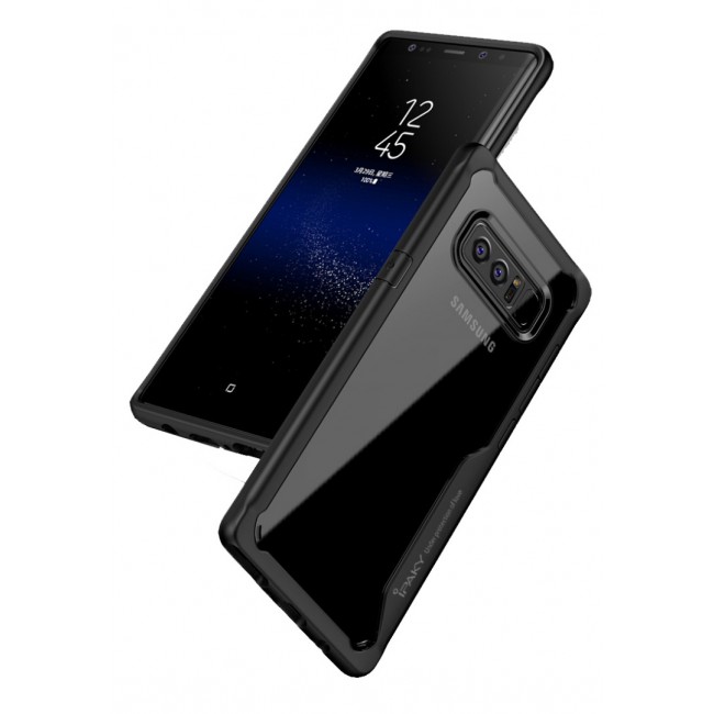 Ipaky 2-in-1 Case for Samsung Galaxy Note 8 Back Cover - Black