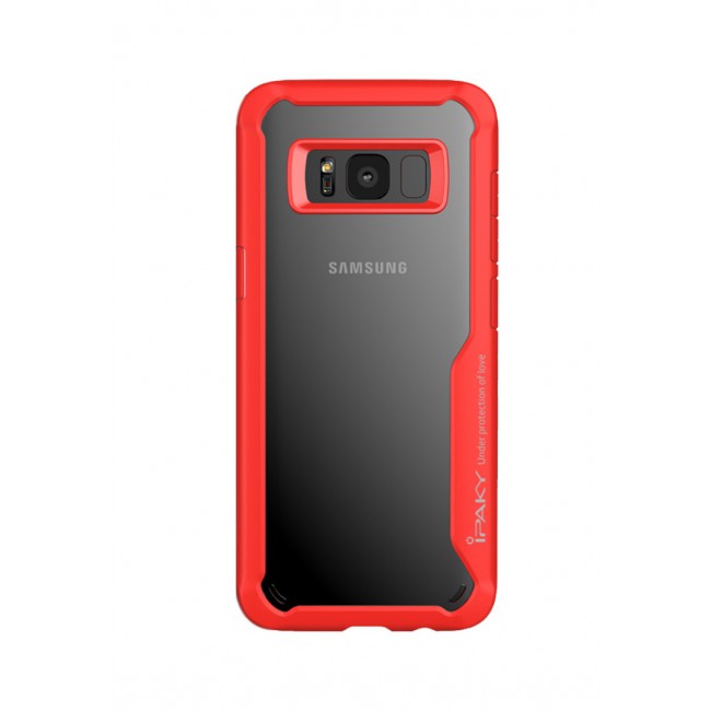 Ipaky 2-in-1 Case for Samsung Galaxy S8+ Back Cover - Red