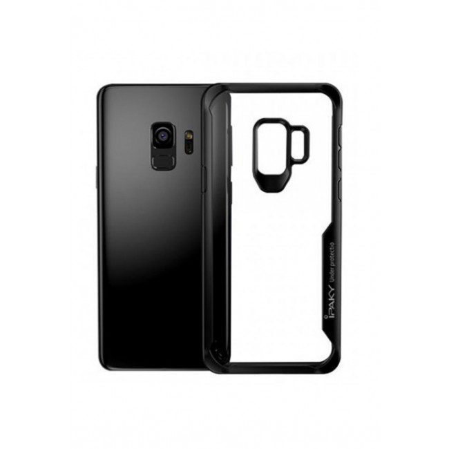 Ipaky 2-in-1 Case for Samsung Galaxy S9 Plus Back Cover - Black