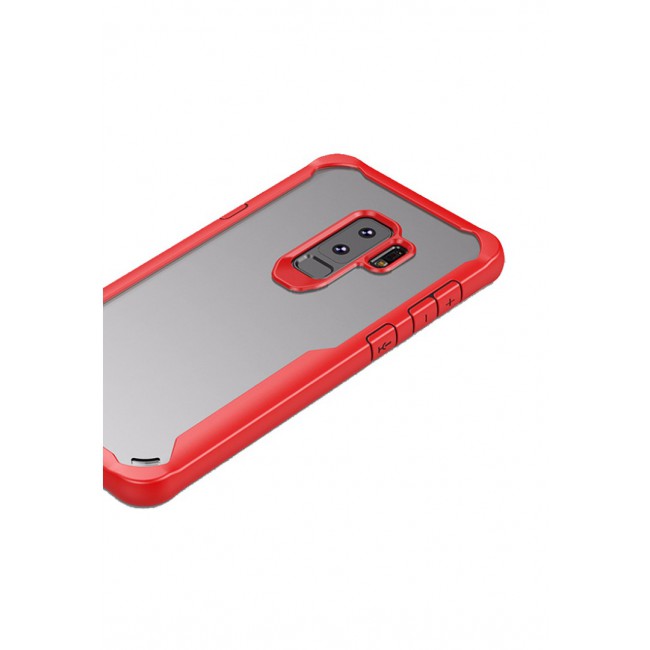 Ipaky 2-in-1 Case for Samsung Galaxy S9 Plus Back Cover - Red