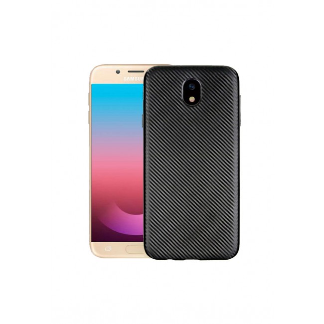 Margoun Carbon TPU Fiber Case for Samsung Galaxy J7 Pro - Black