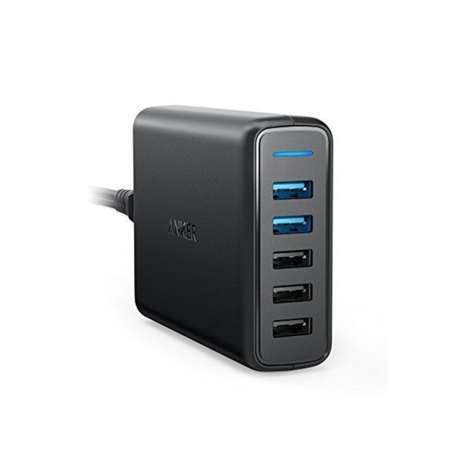 Anker PowerPort Speed 5 Ports Quick Charge - Black